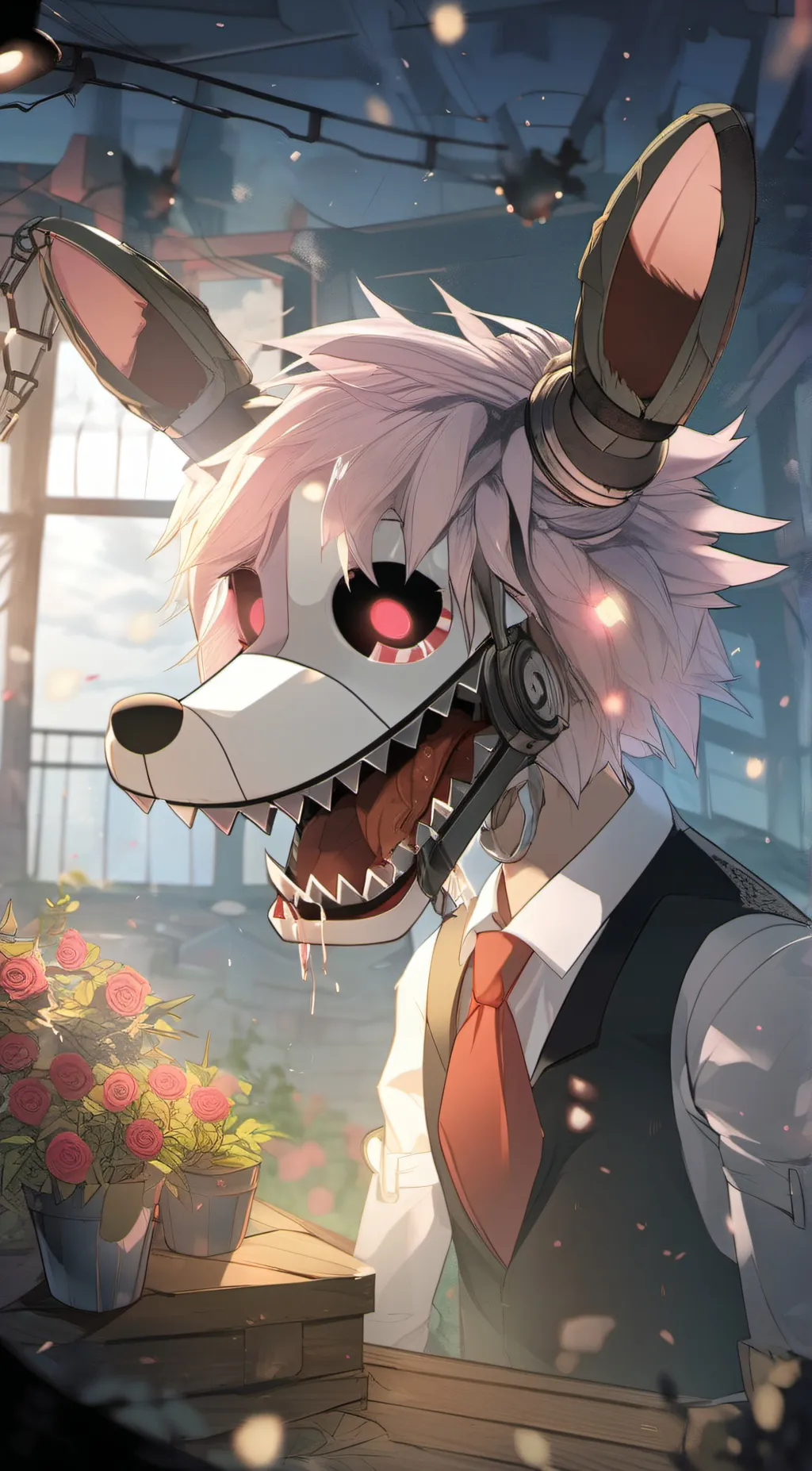 ai character: mangle background