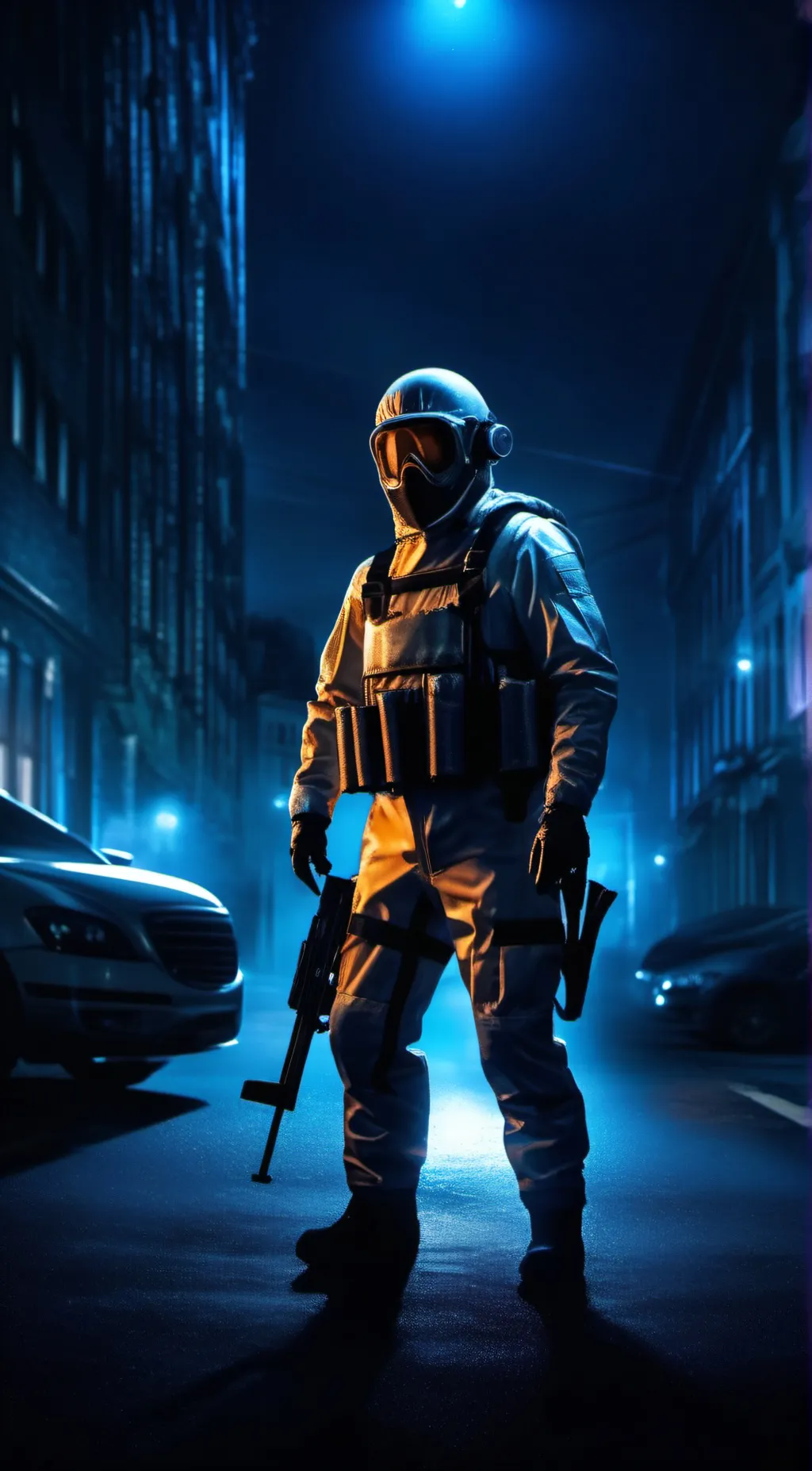 ai character: furry killa  background