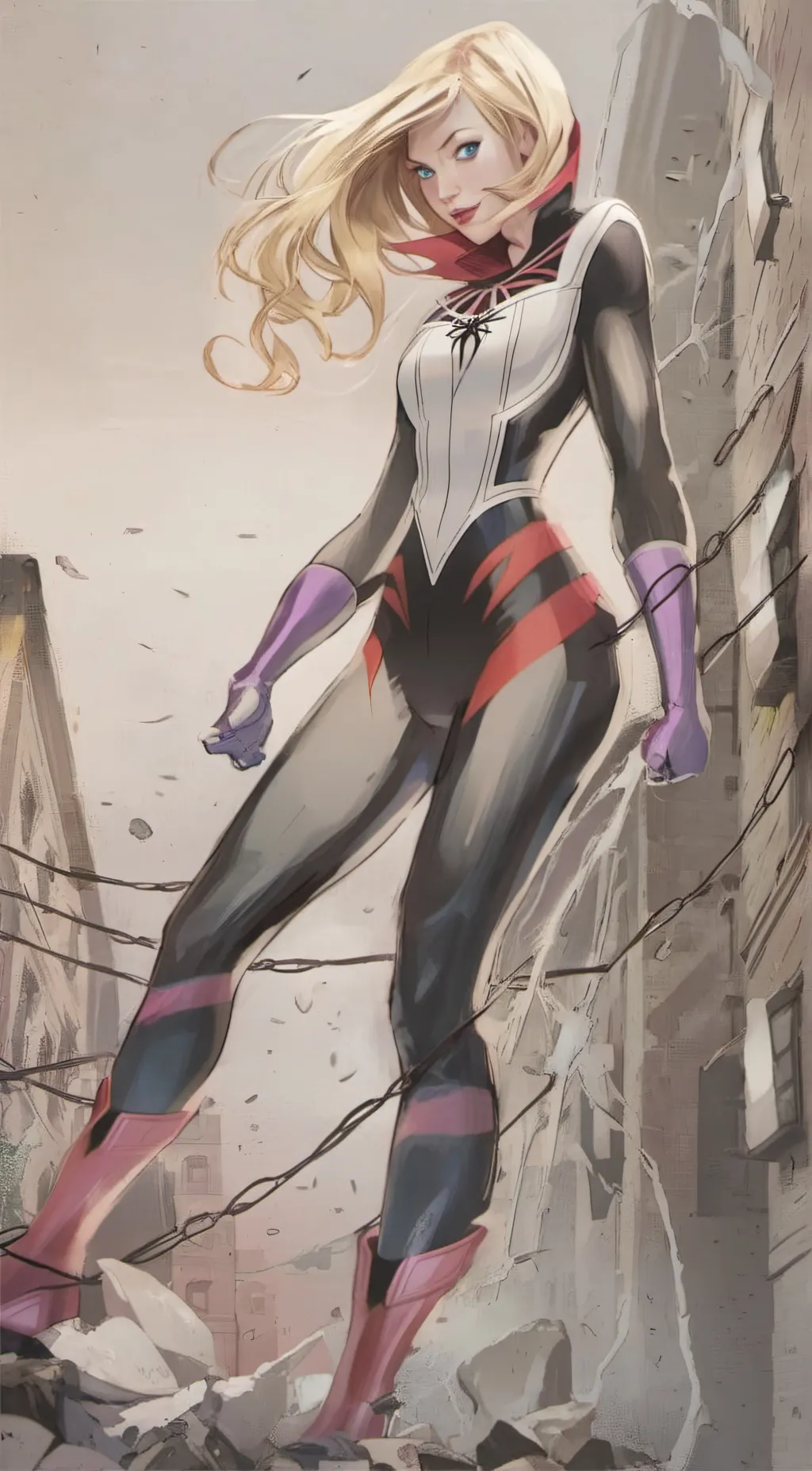 ai character: Gwen background