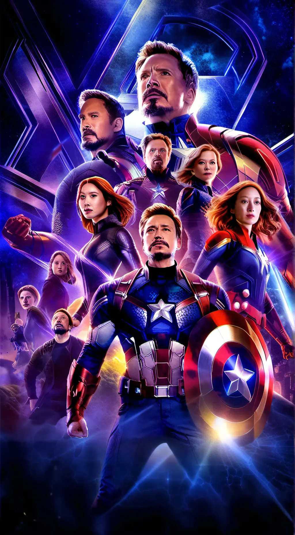 ai character: Avengers background