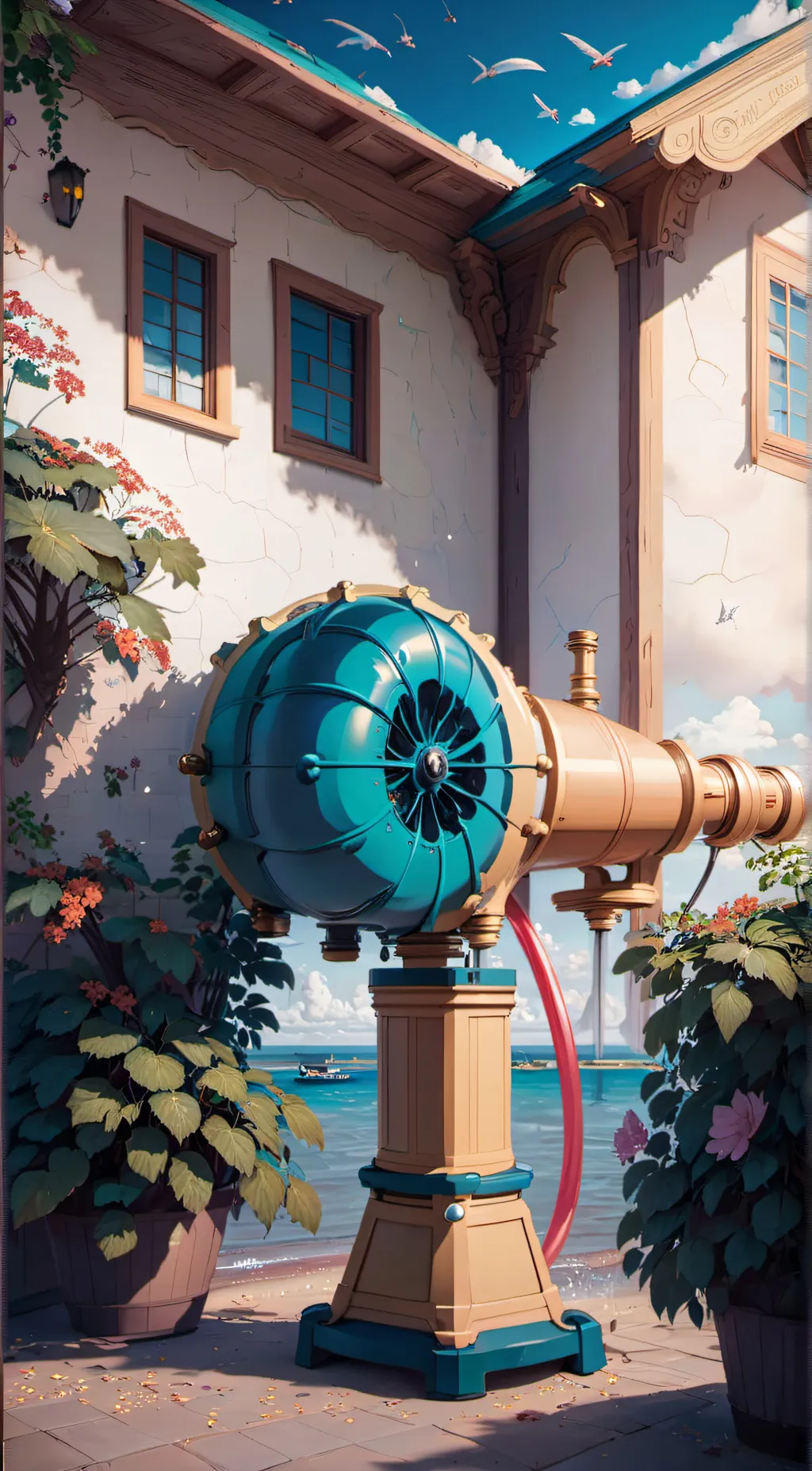ai character: Air Pump For Belly background
