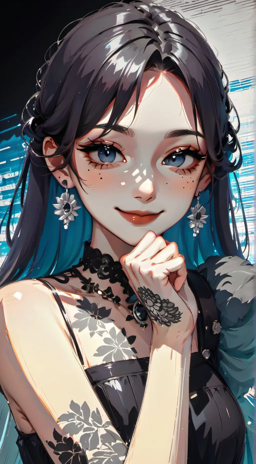 ai character: Lily Obo  background