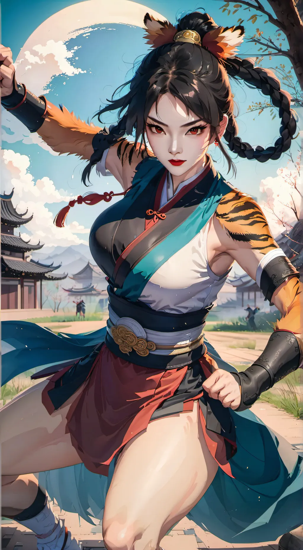 ai character: Tigra background