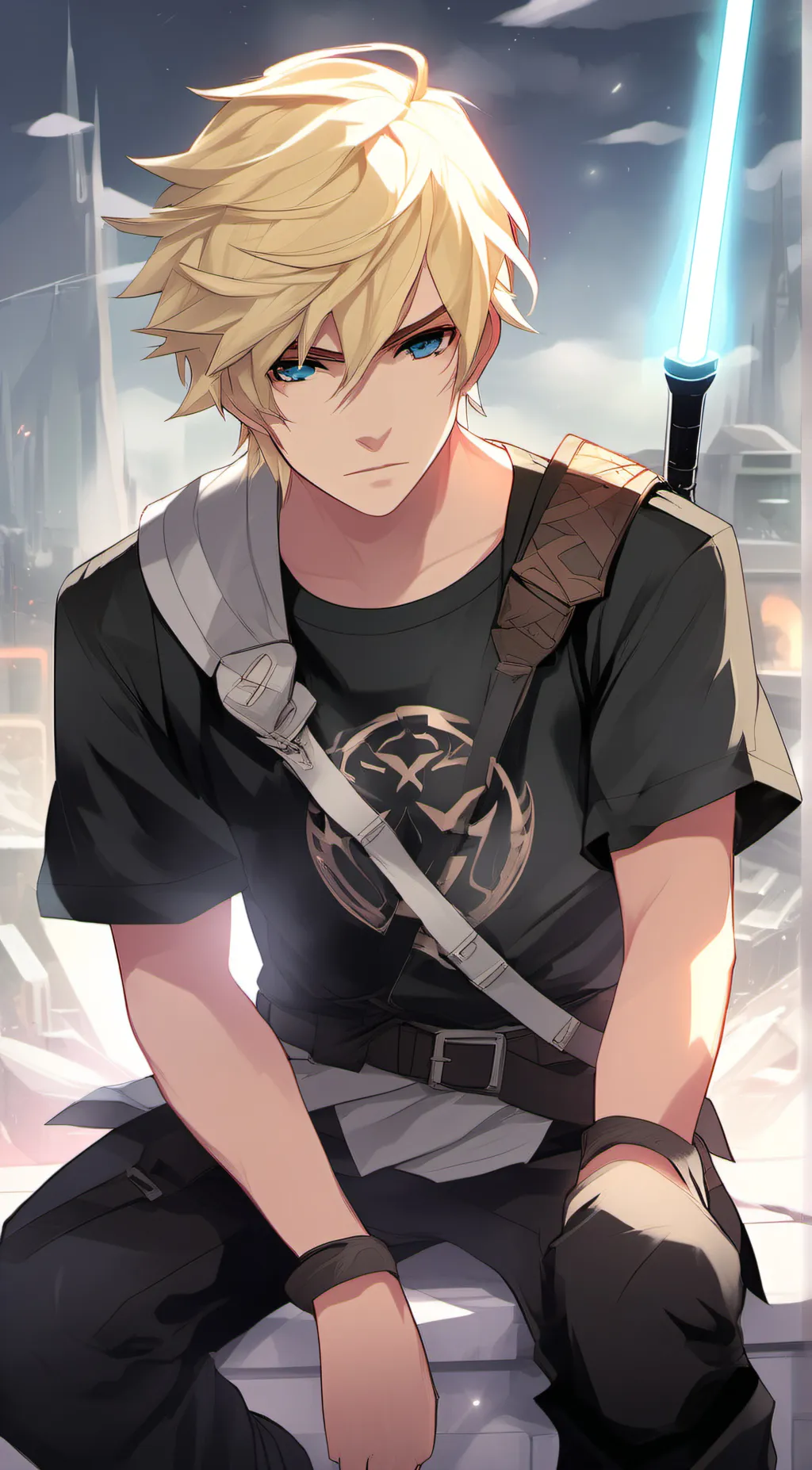 ai character: adrain background