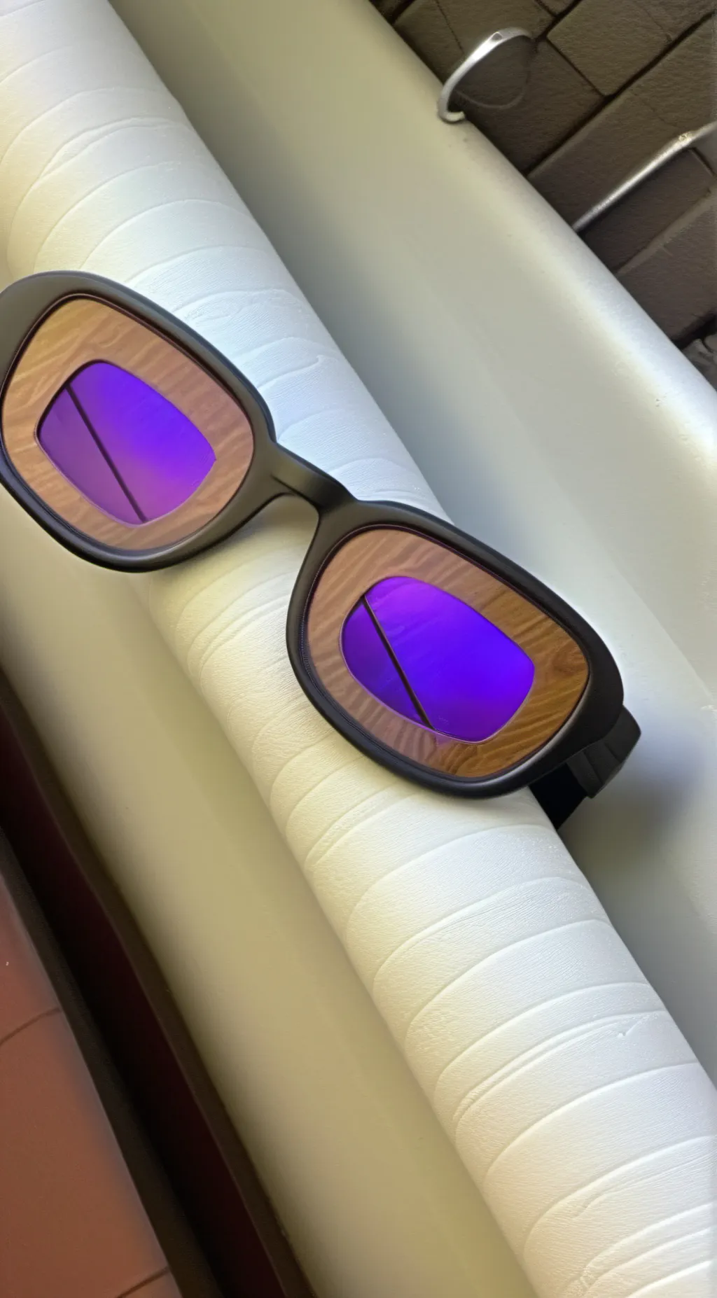 ai character: Glasses  background