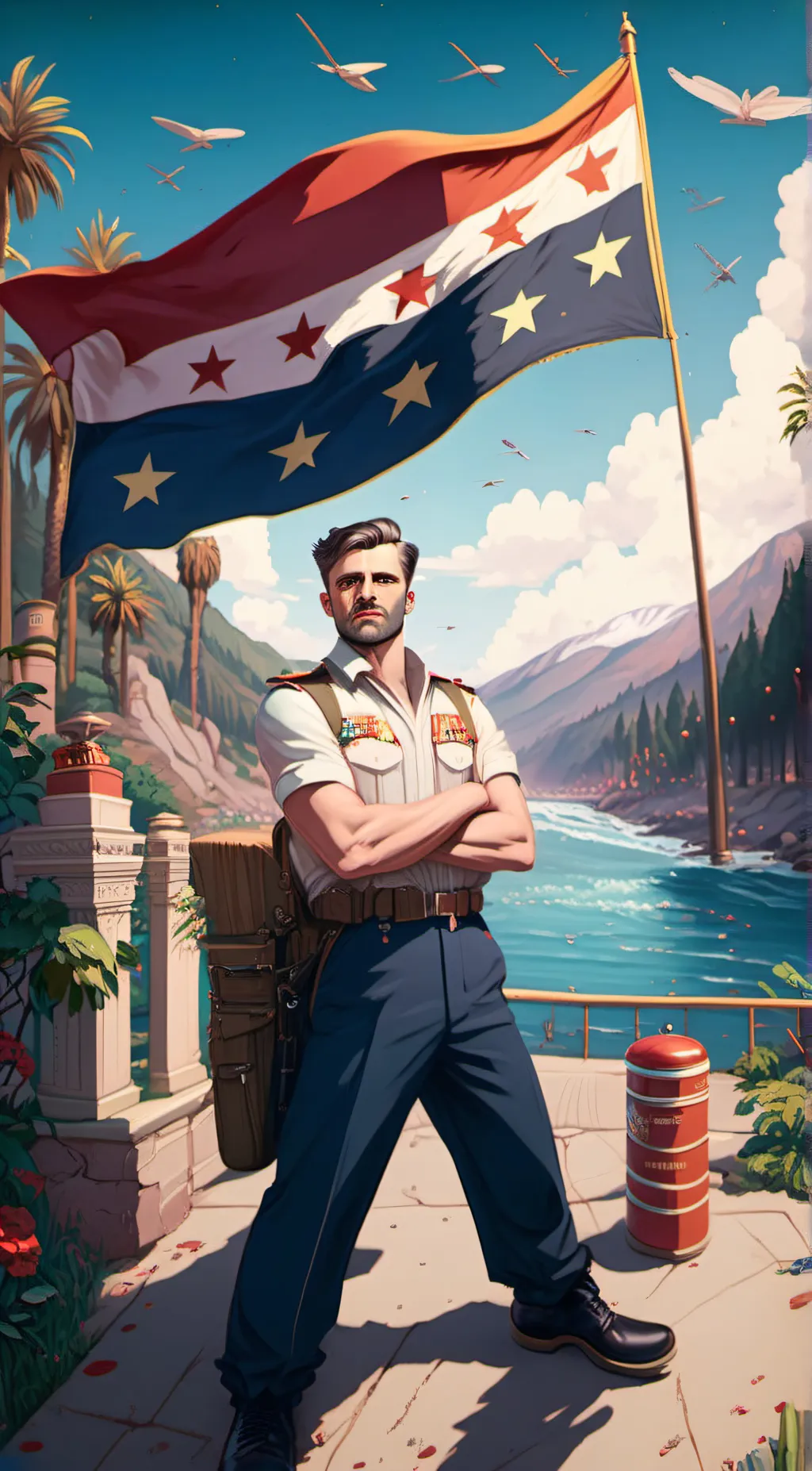 ai character: Comunist Max background