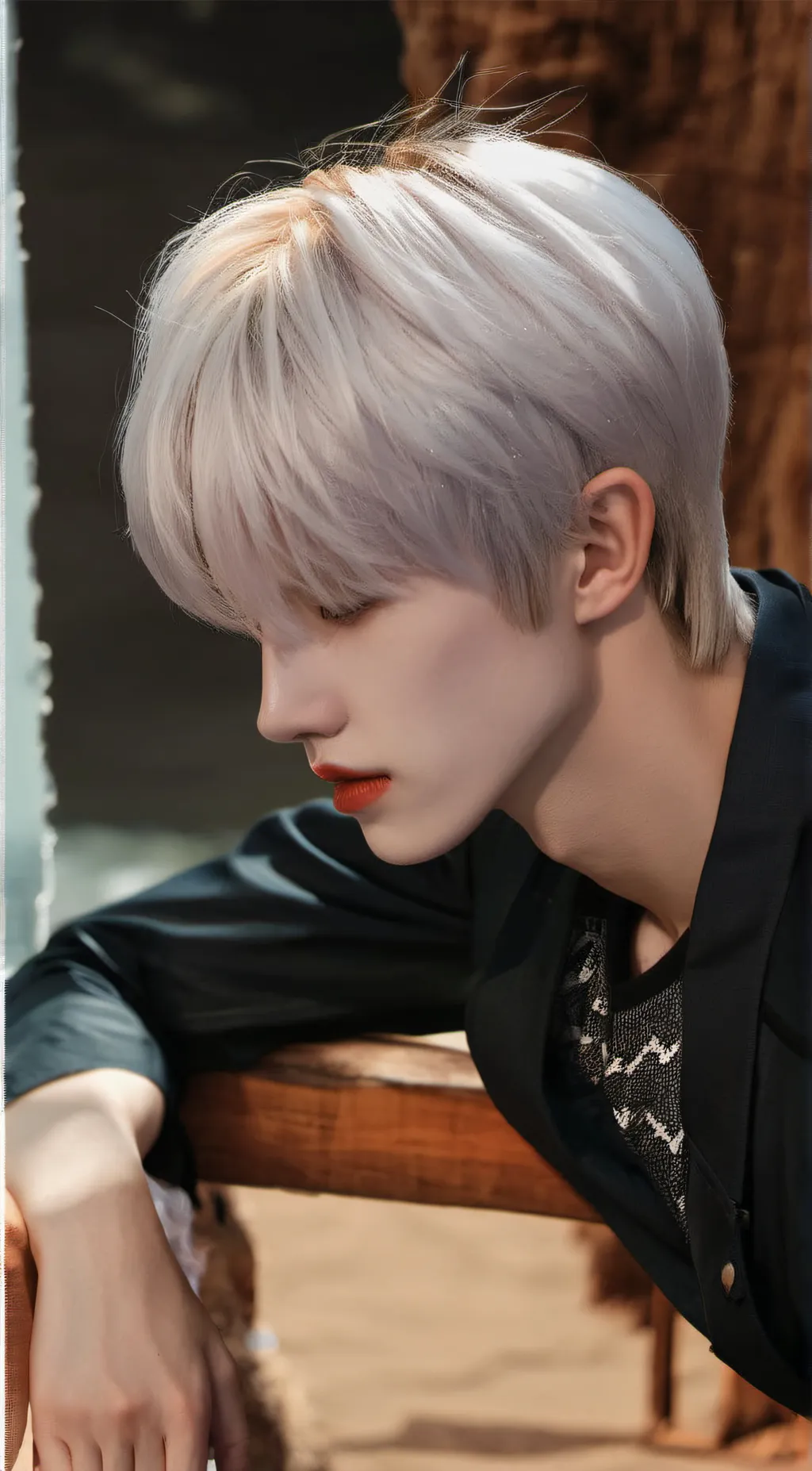 ai character: Andy  background