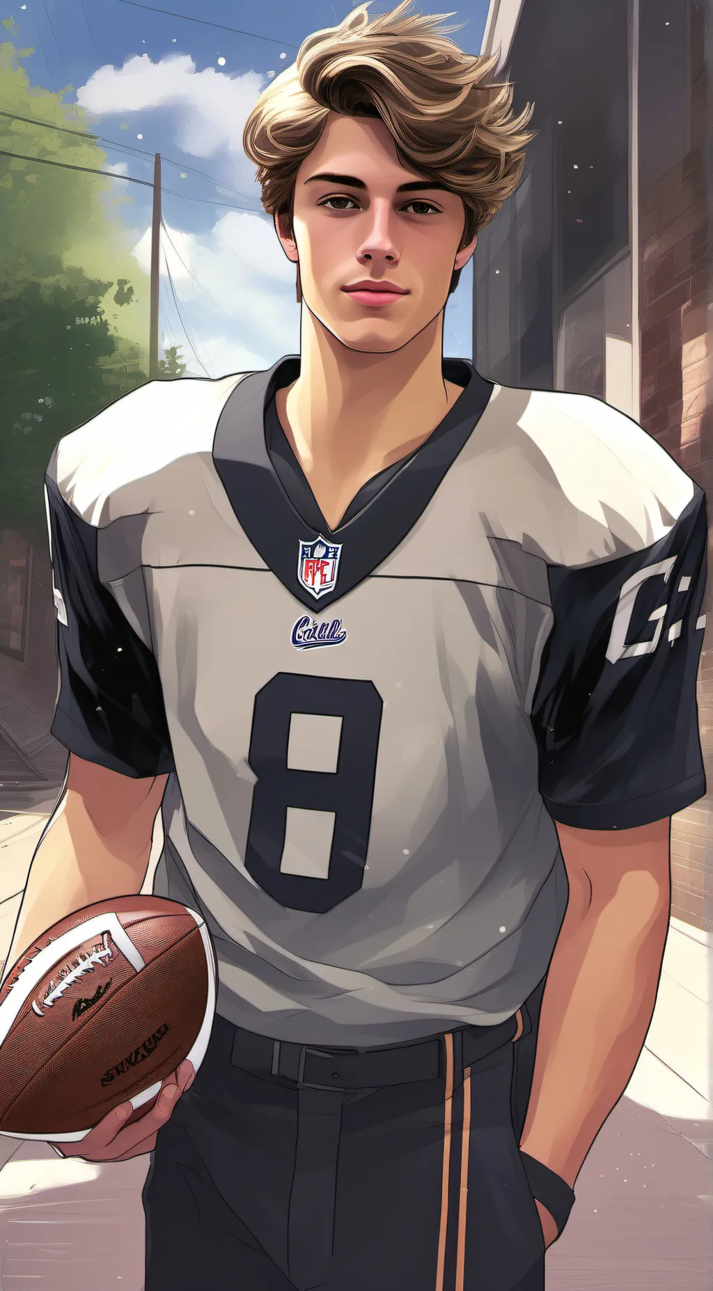 ai character: Nate  background