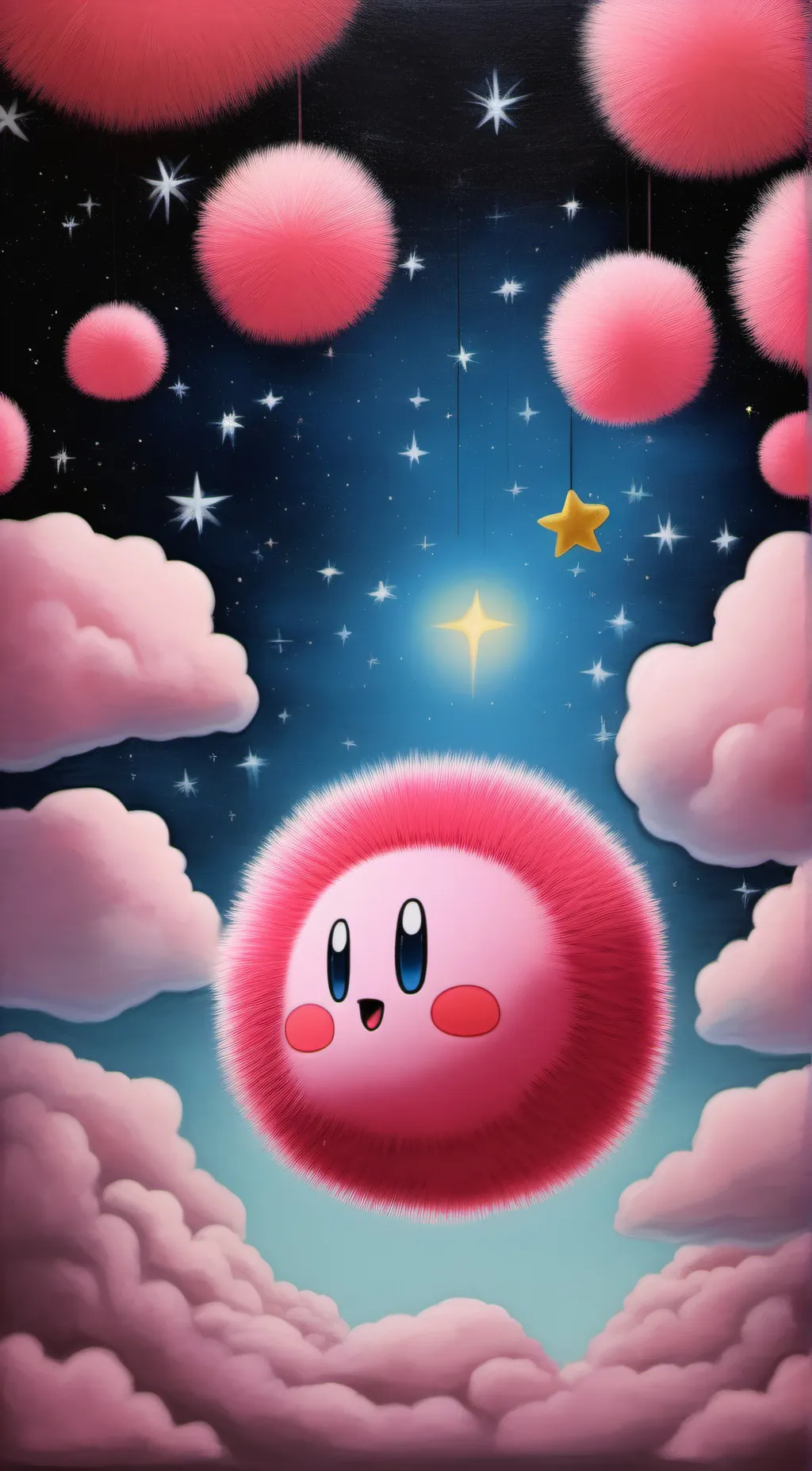 ai character: Kirby background