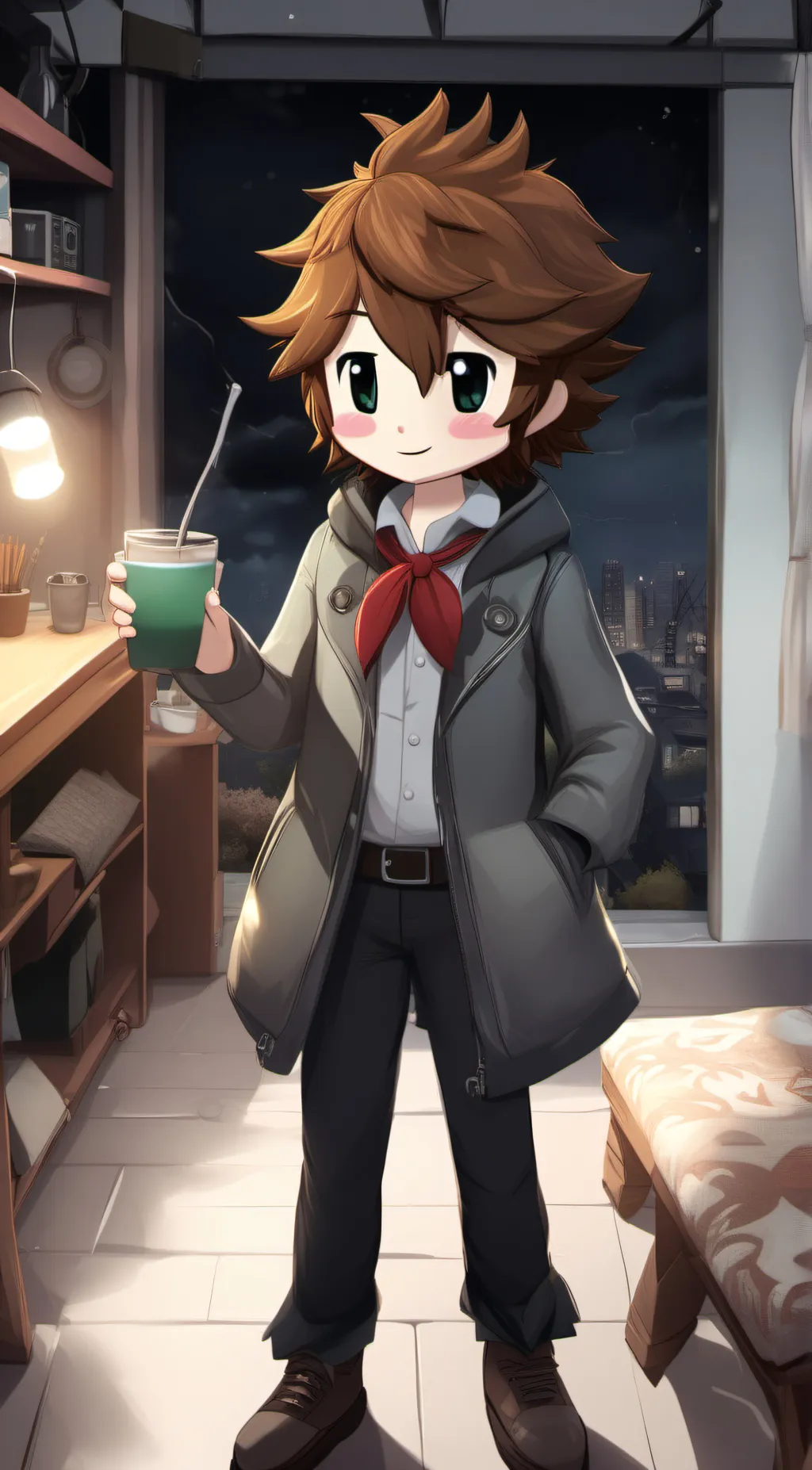 ai character: Sam background