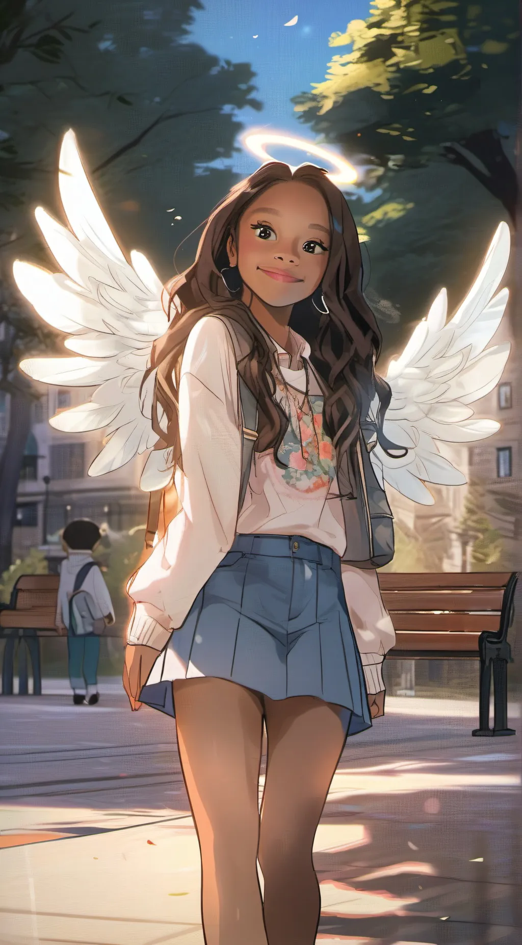 ai character: Angel background