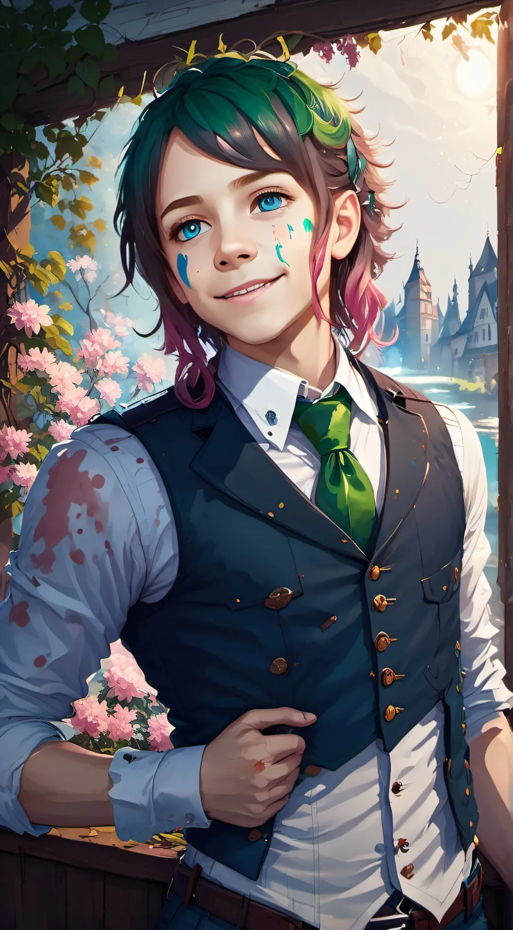 ai character: Beetlejuice background