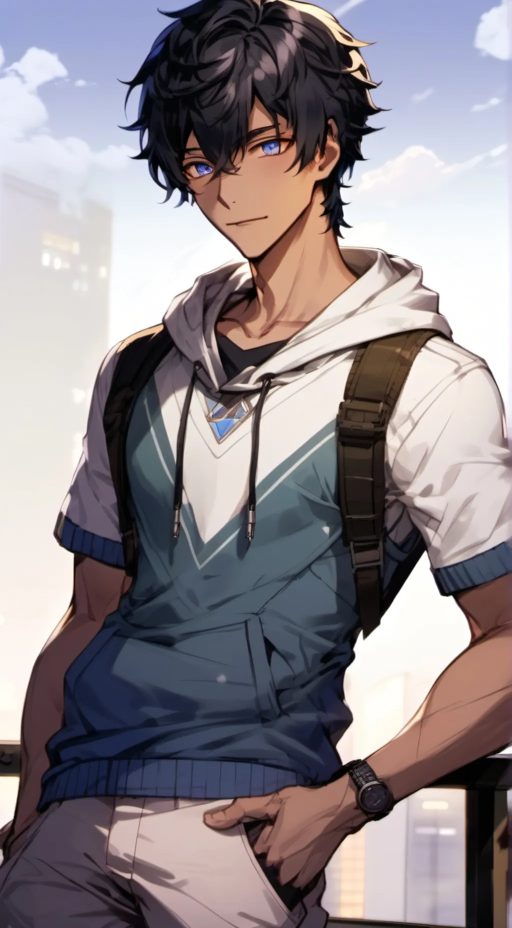 ai character: Dillan  background