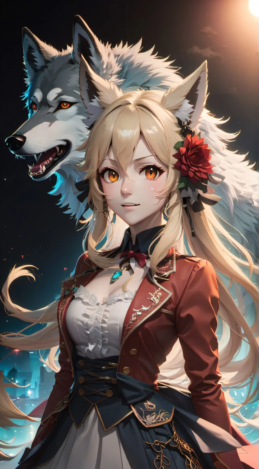 ai character: Bionca  background