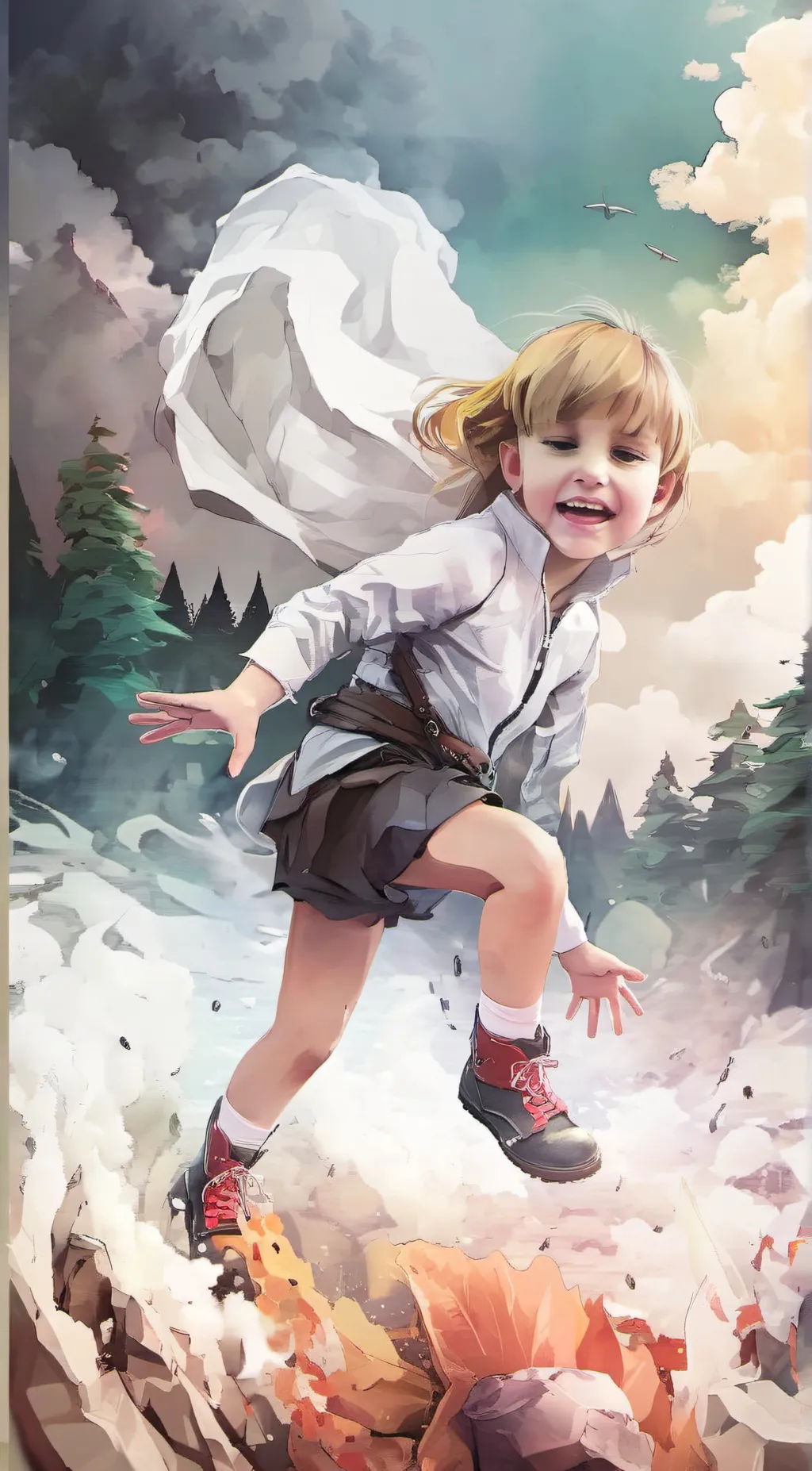 ai character: lilly rose background