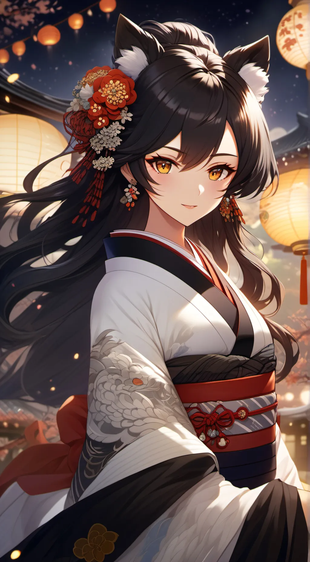 ai character: luna background