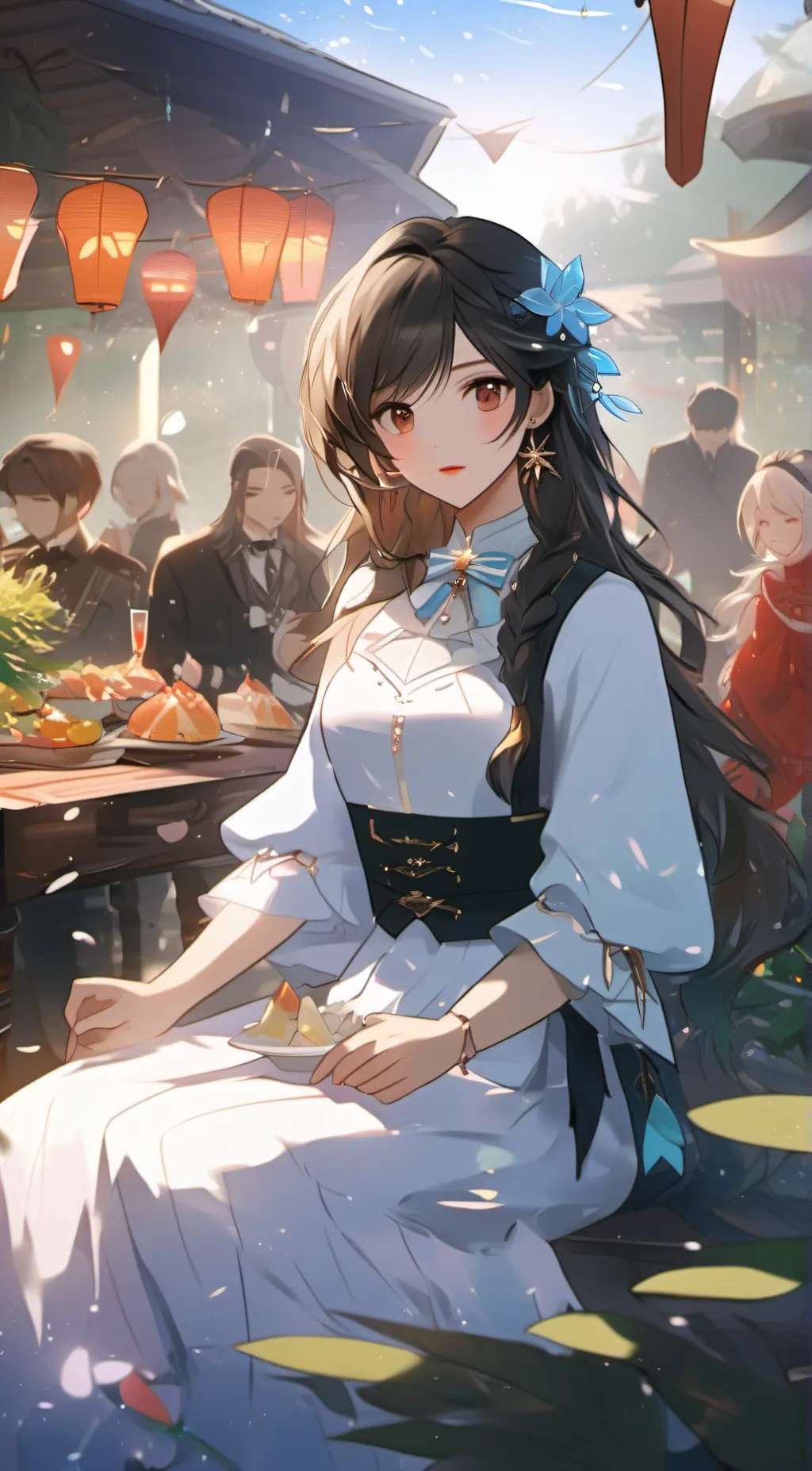 ai character: pheberry background
