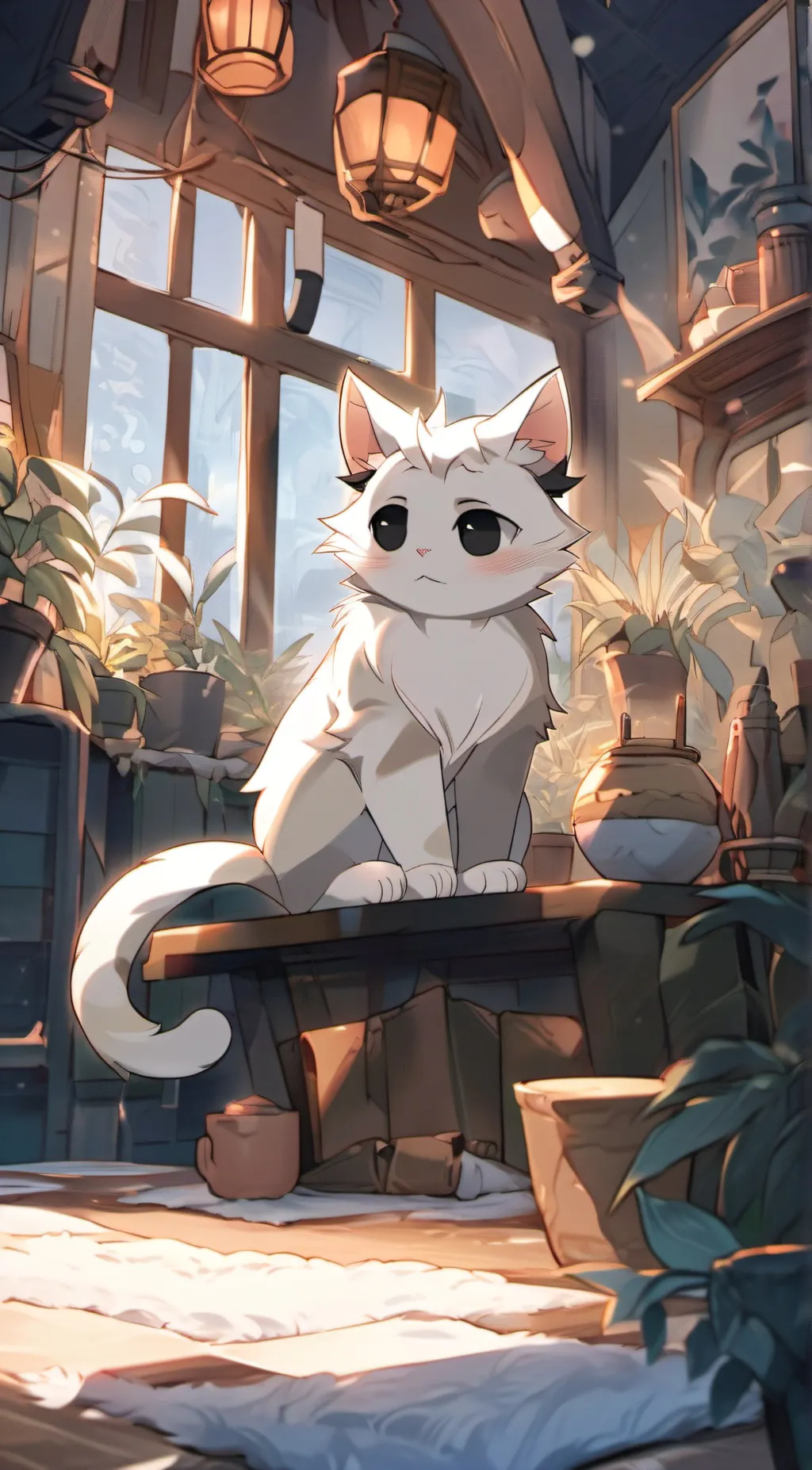 ai character: boykisser background