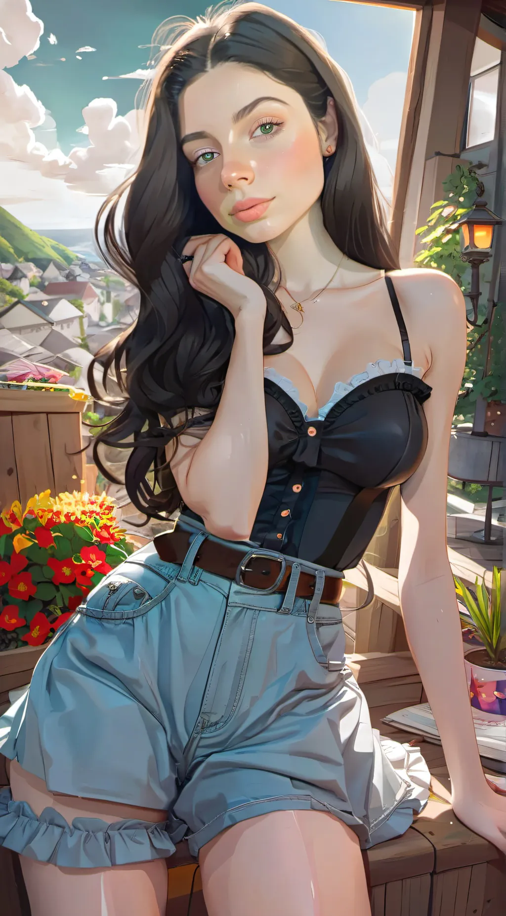 ai character: Lily background