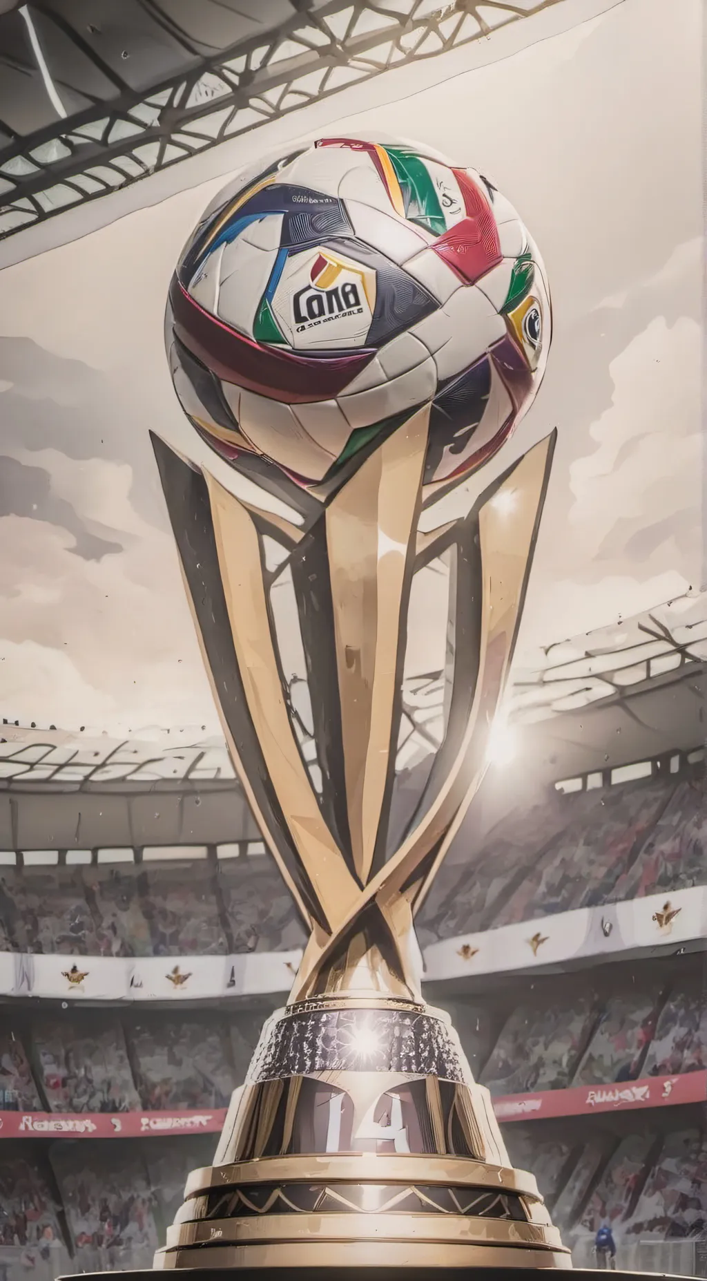 ai character: liga mx trophy  background