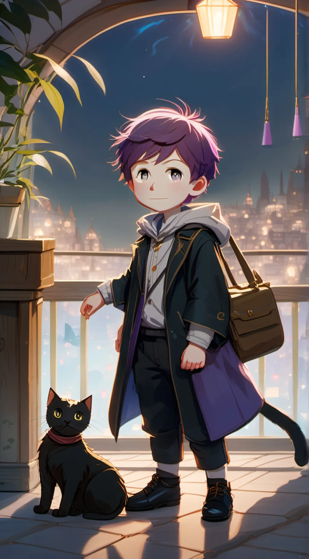 ai character: theodore grambe/al background