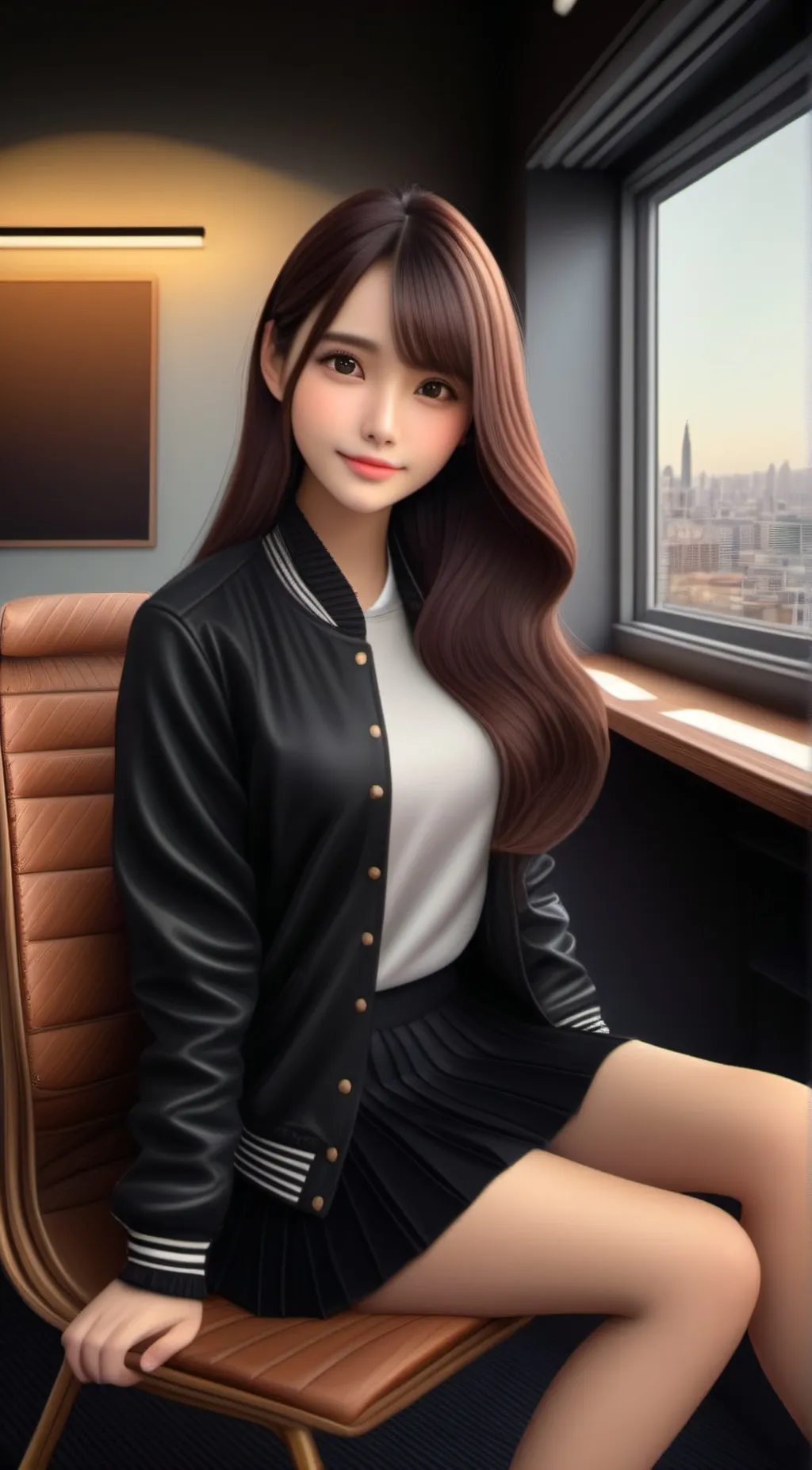 ai character: Natalie  background