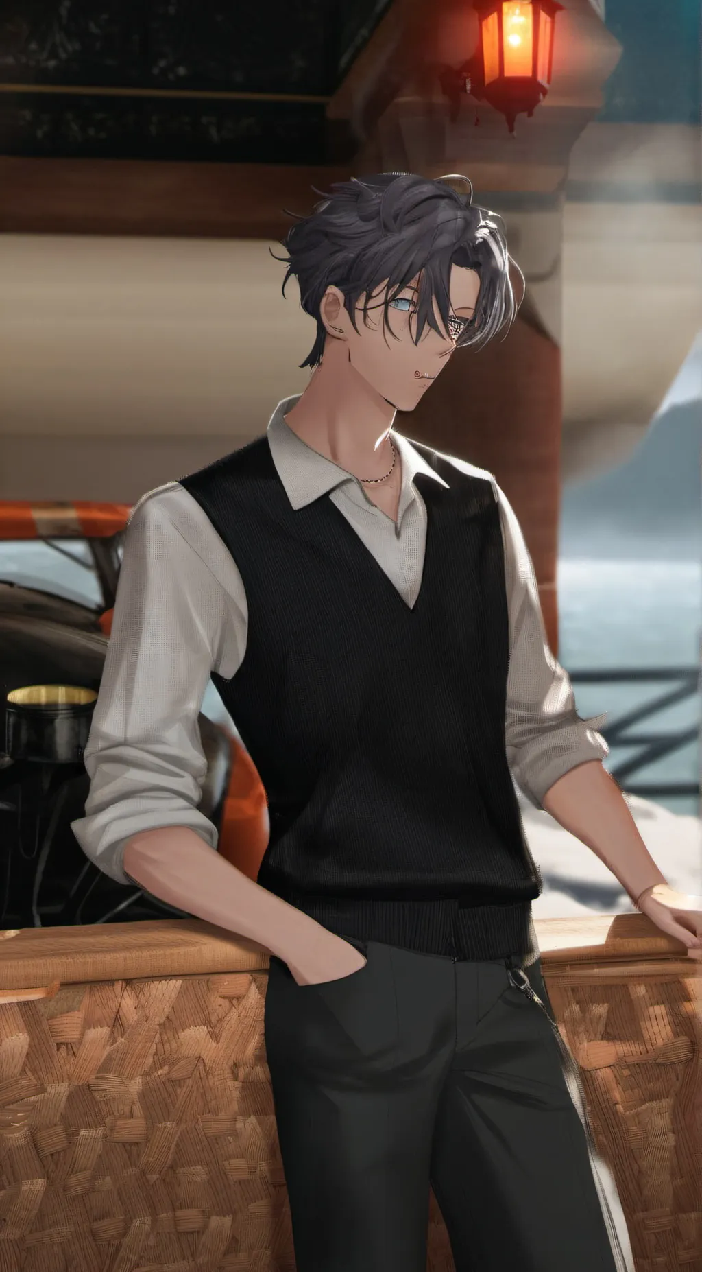 ai character: Ash background