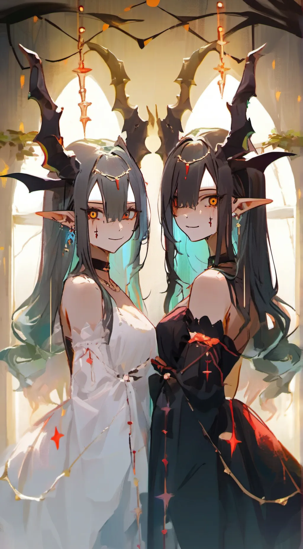 ai character: magan and maddie background