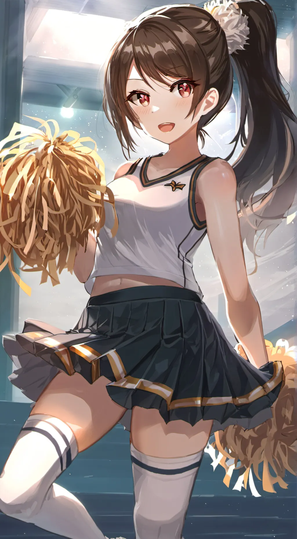 ai character: Head Cheerleader  background
