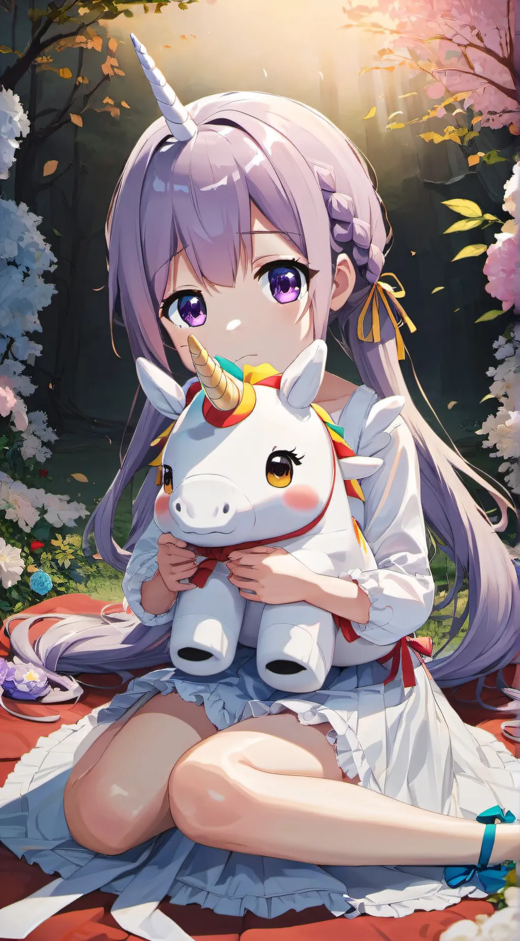 ai character: U-Chan (Unicorn) background