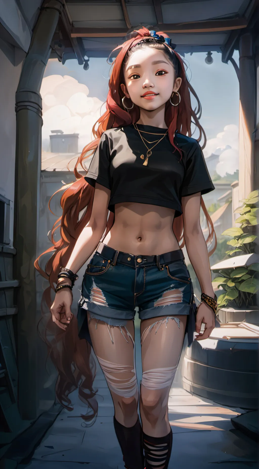 ai character:   sassy classmate background