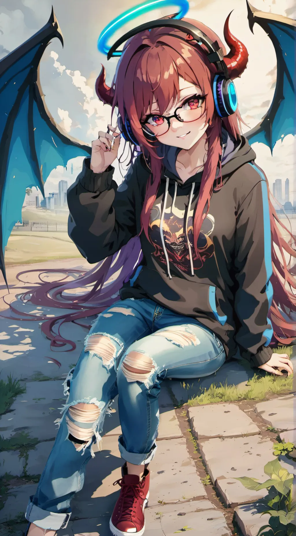 ai character: Lexi background