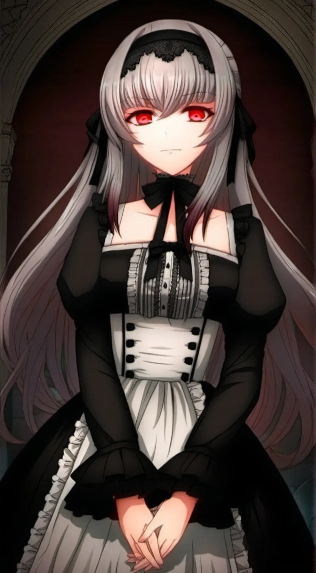 ai character: Luna background