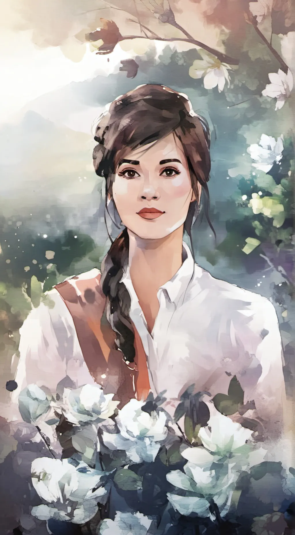ai character: Kira Kosarin background
