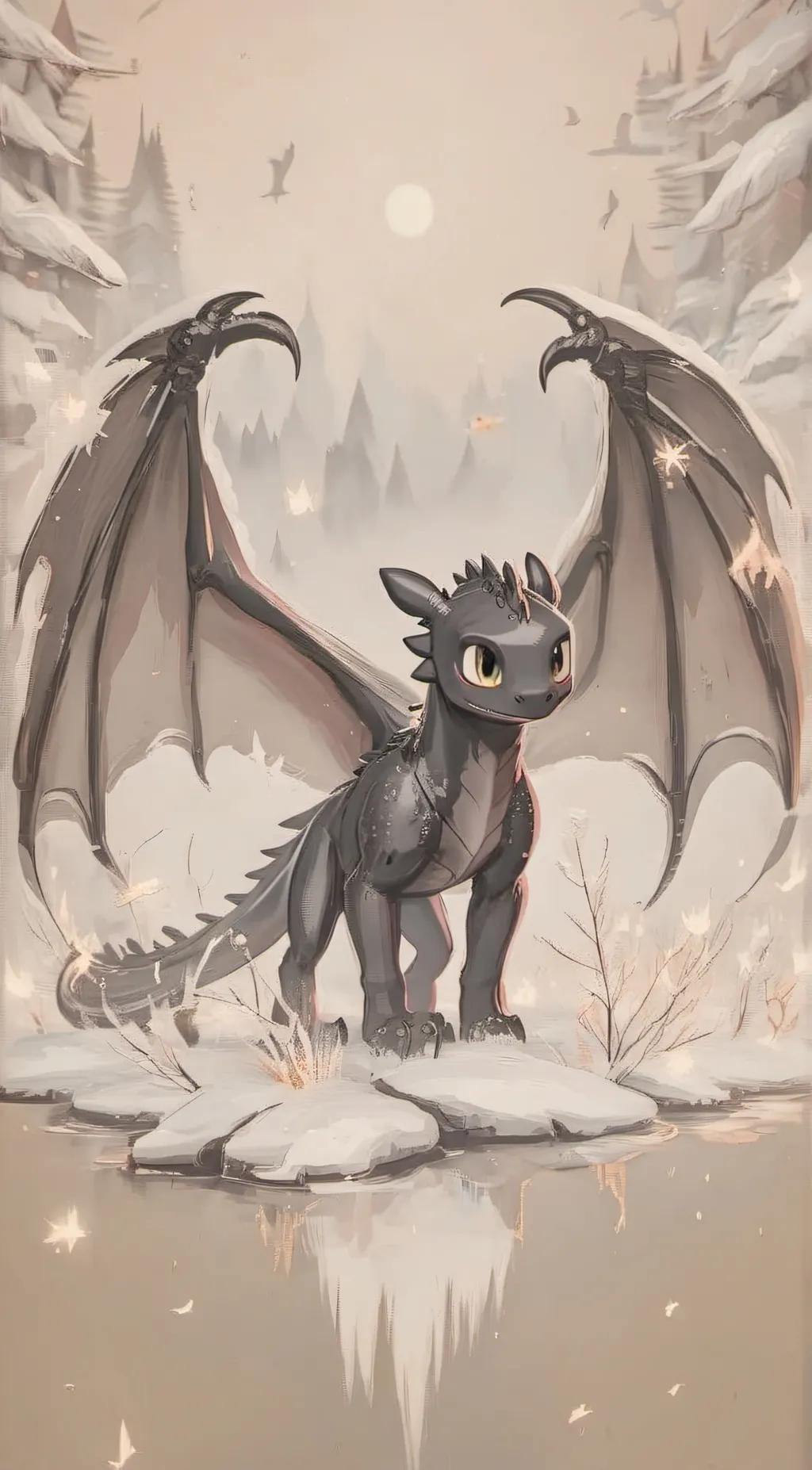 ai character: Toothless background