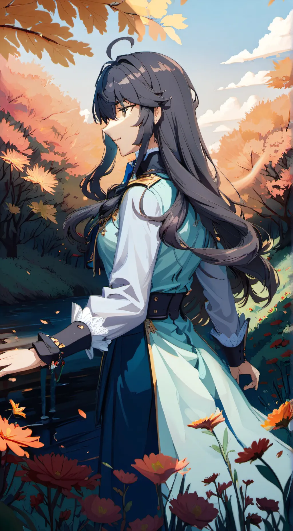 ai character: Muichiro  background