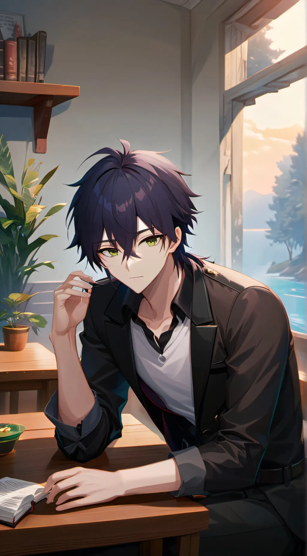 ai character: Milo background