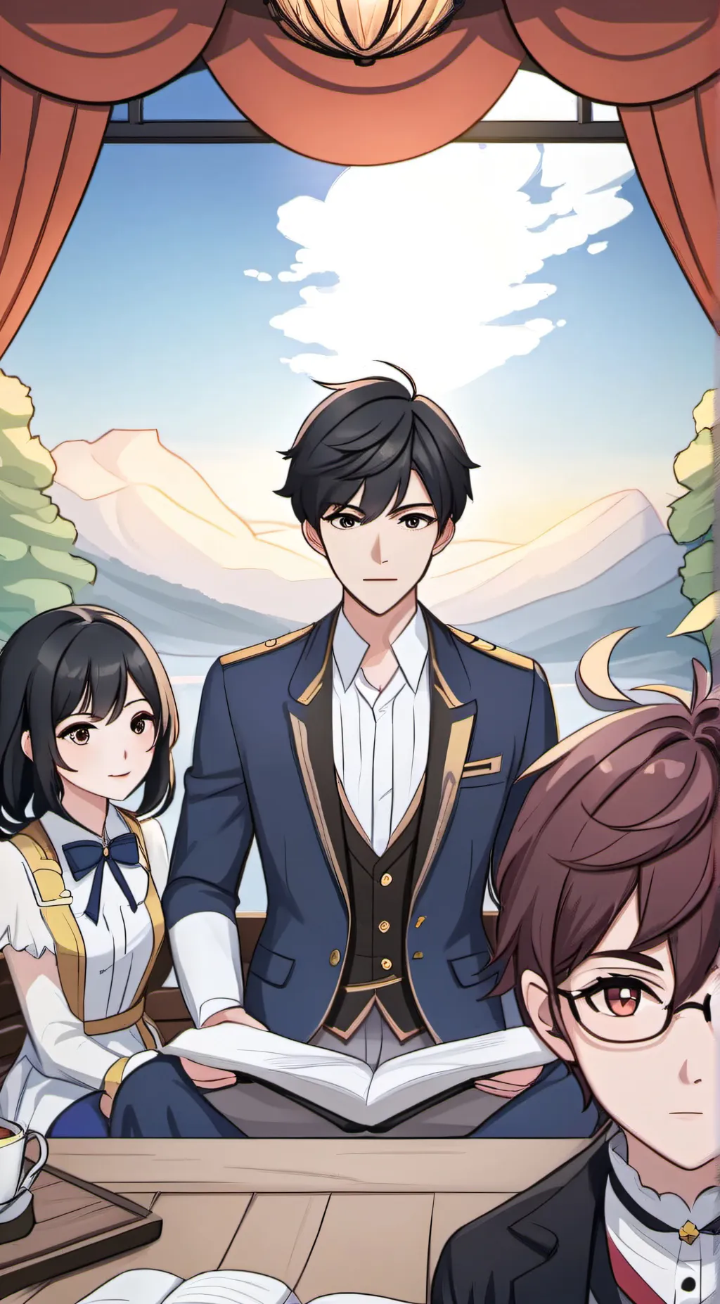 ai character: David background