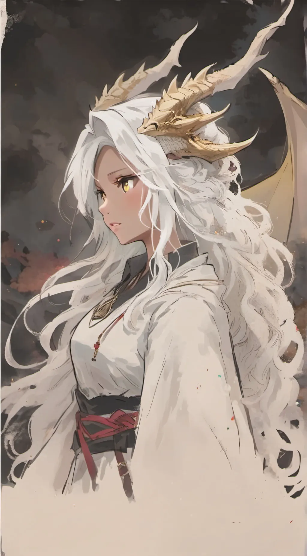 ai character: Honey background
