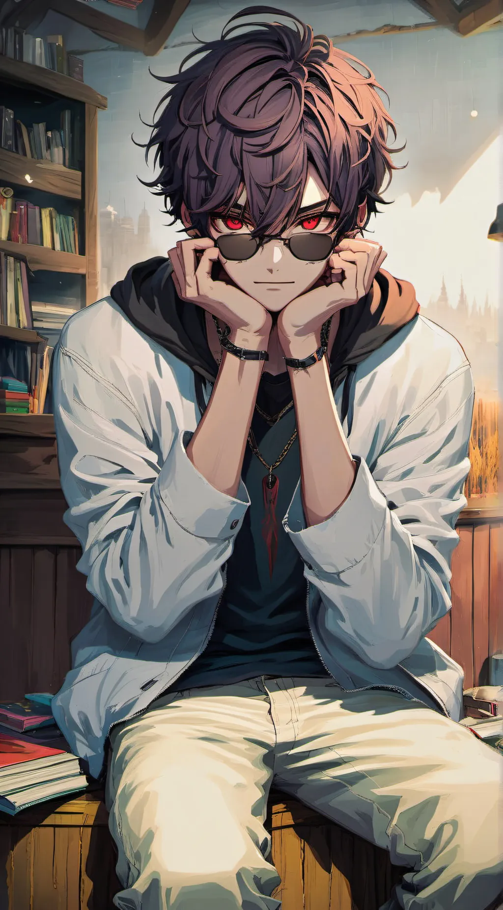 ai character: lucas background