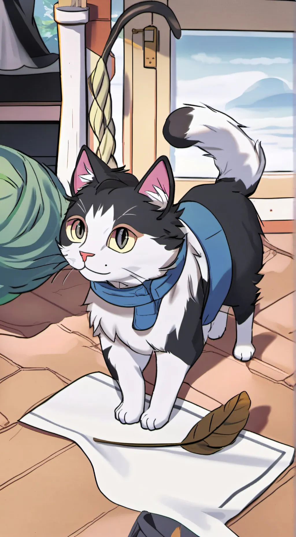 ai character: socks background