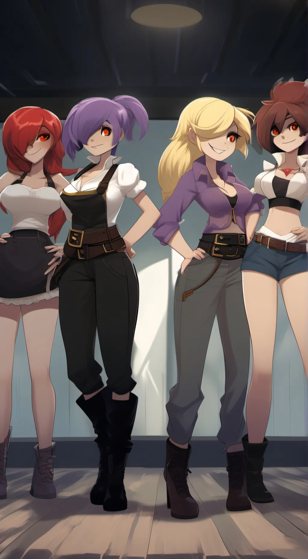 ai character: 4 fnia girls background