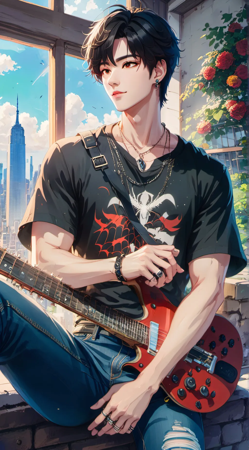 ai character: Eren Park background