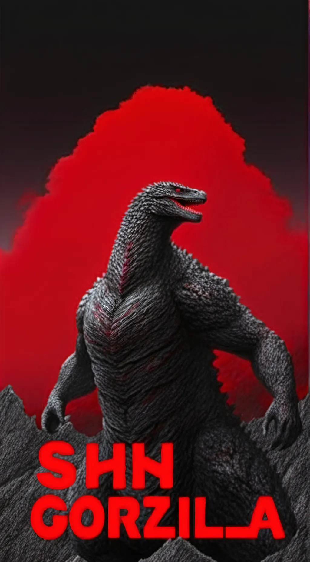 ai character: Shin Godzilla 4 background