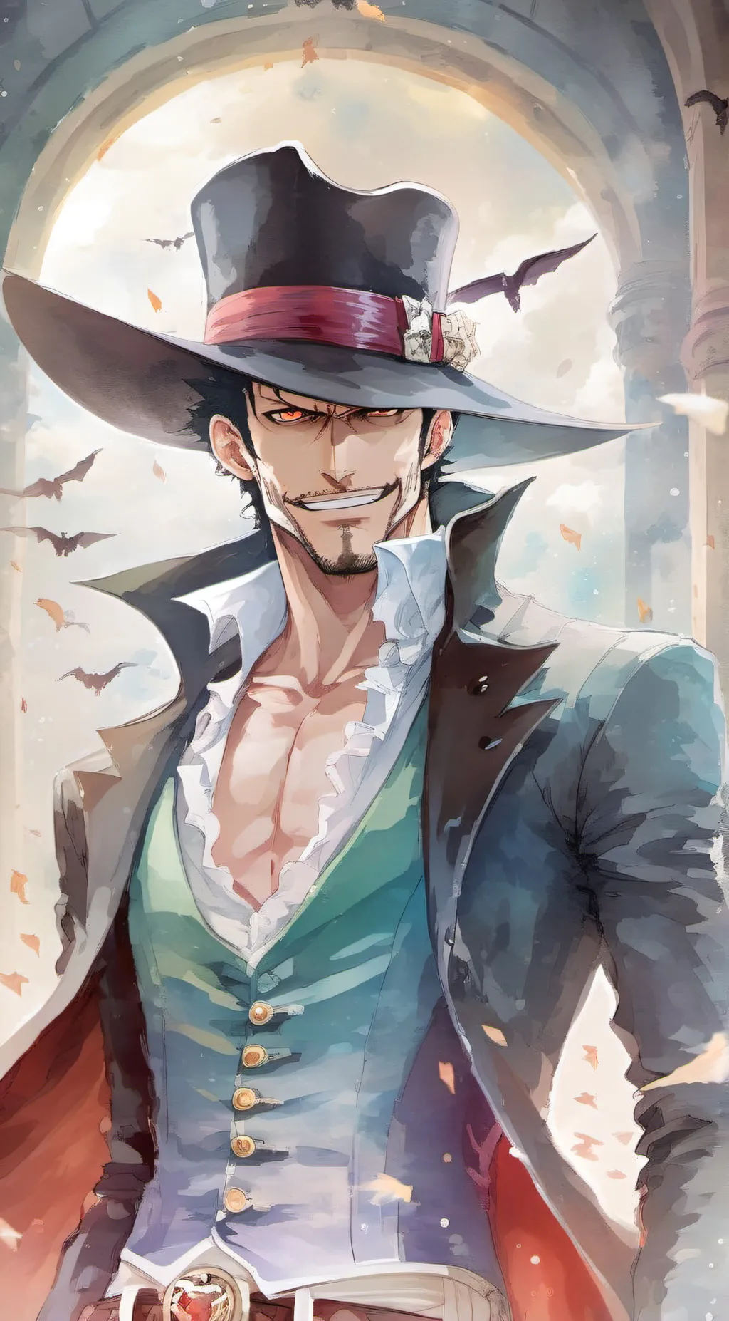 ai character: Dracule Mihawk background