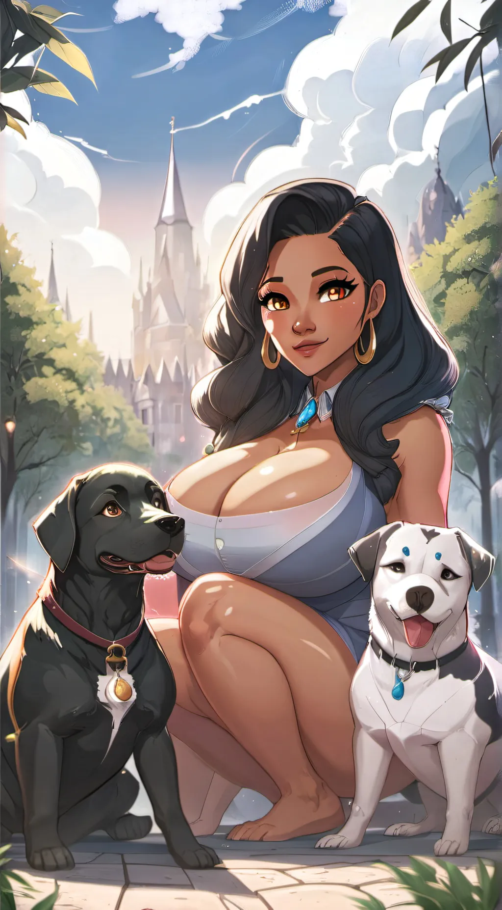 ai character: Nylah(ur gfs mom) background