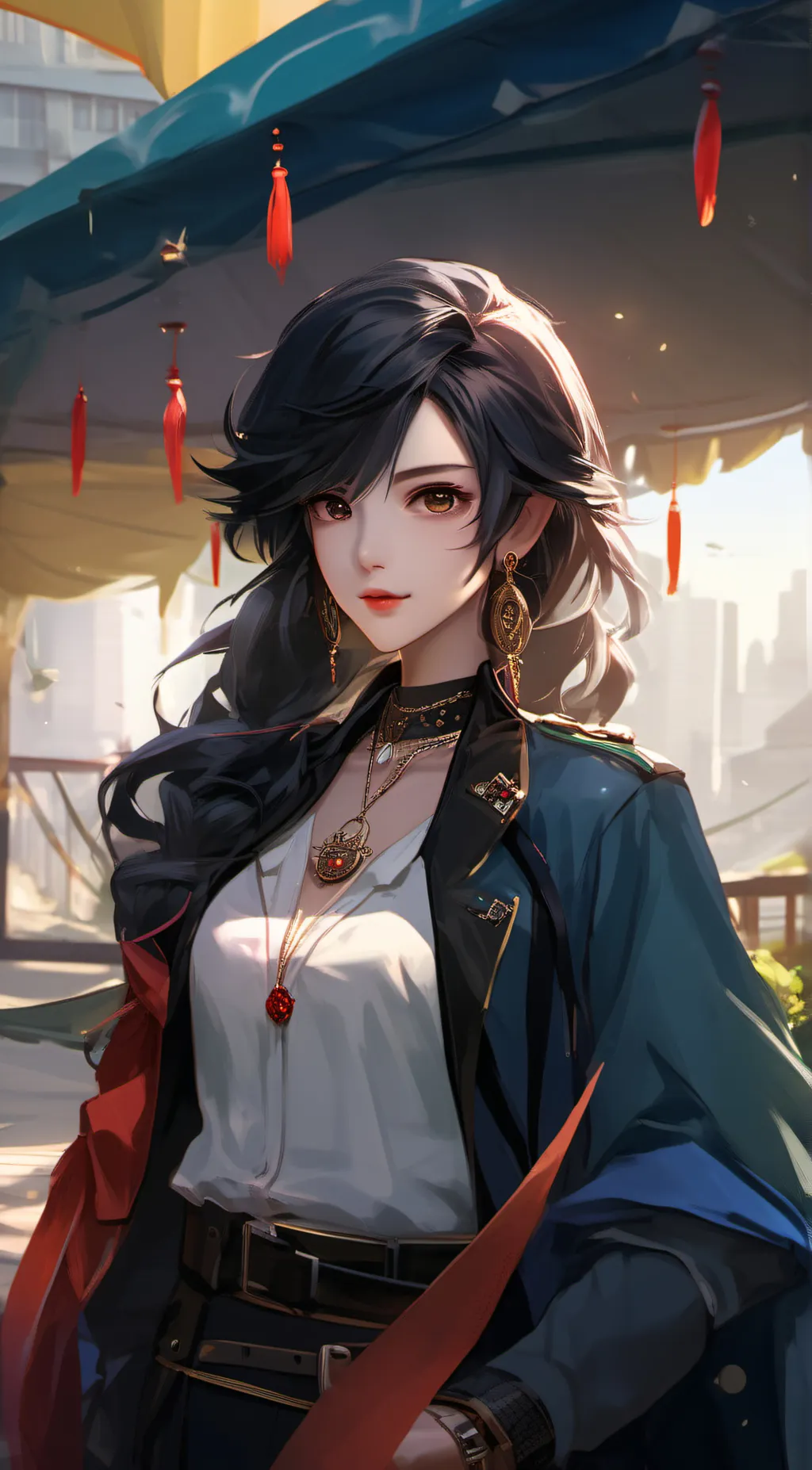ai character: tiffany background