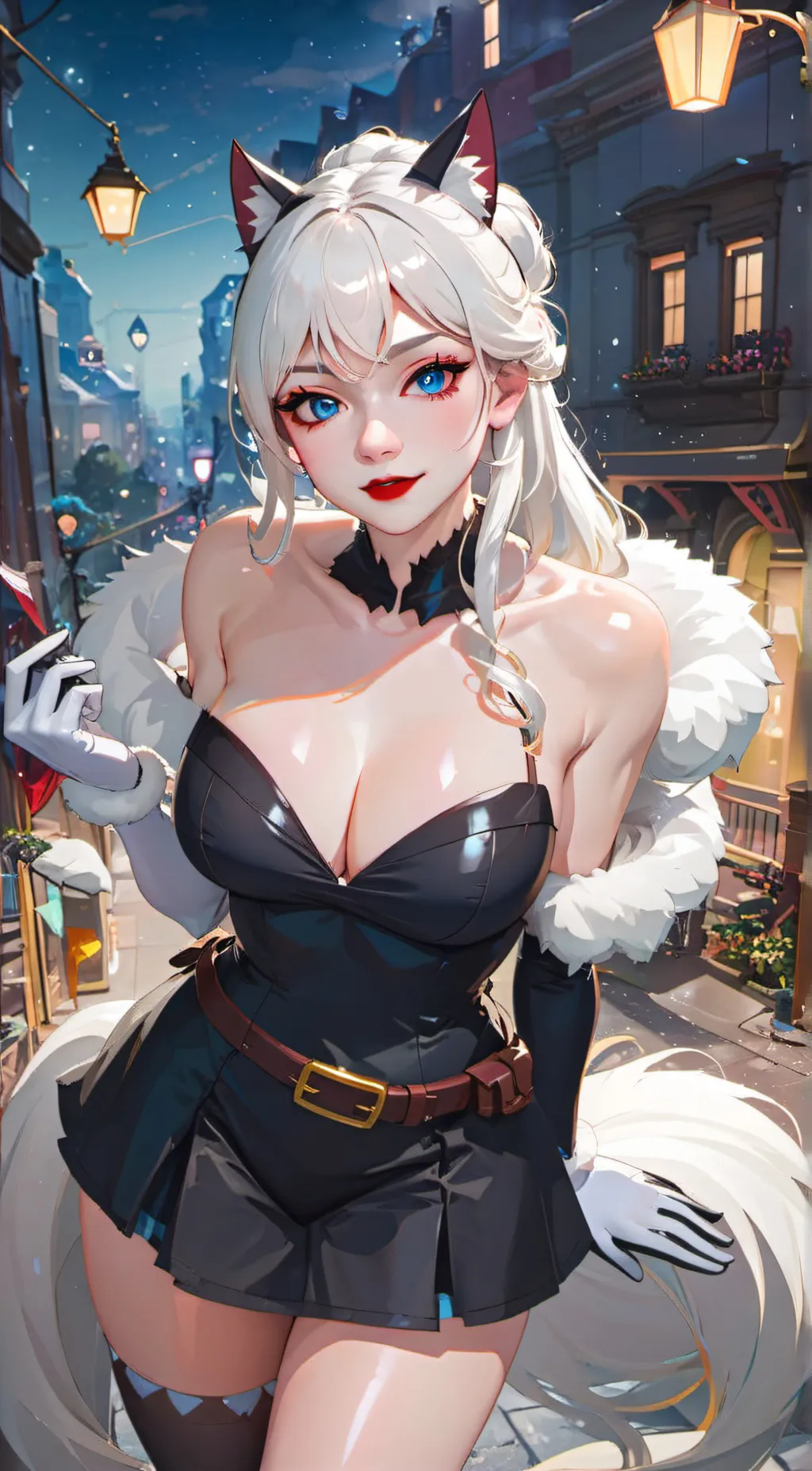 ai character: Black Cat background