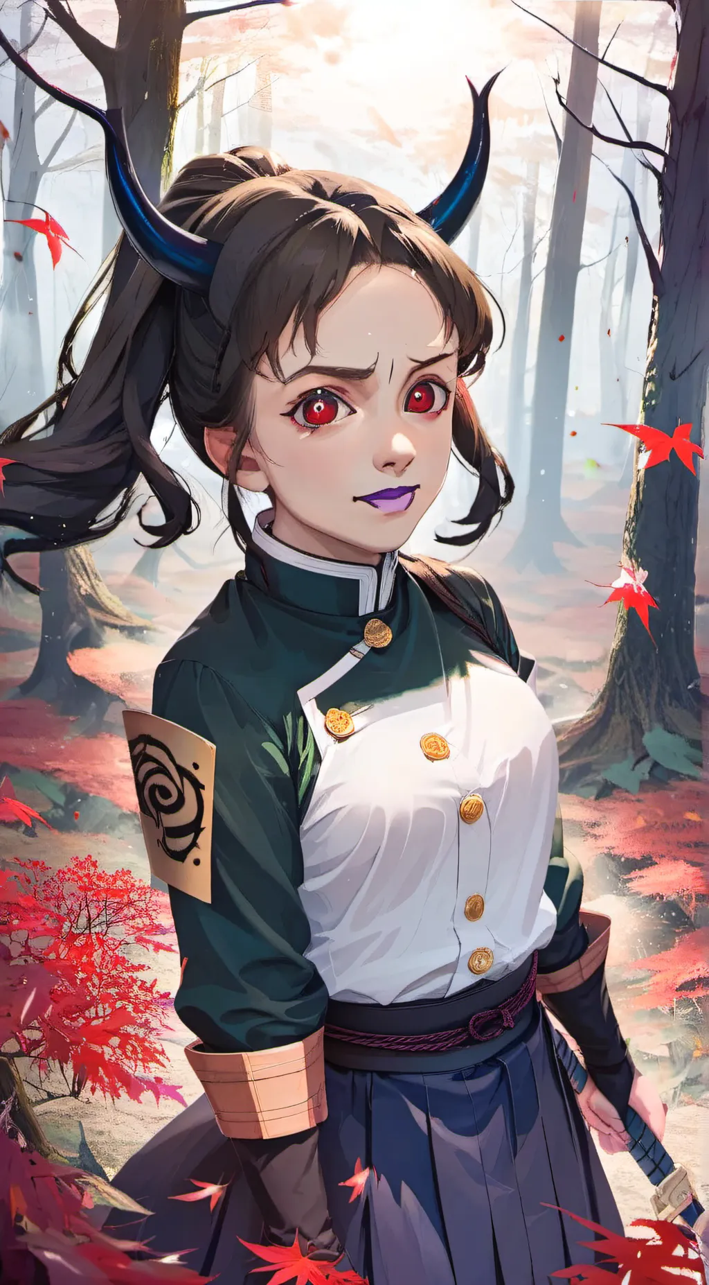 ai character: Hashira background