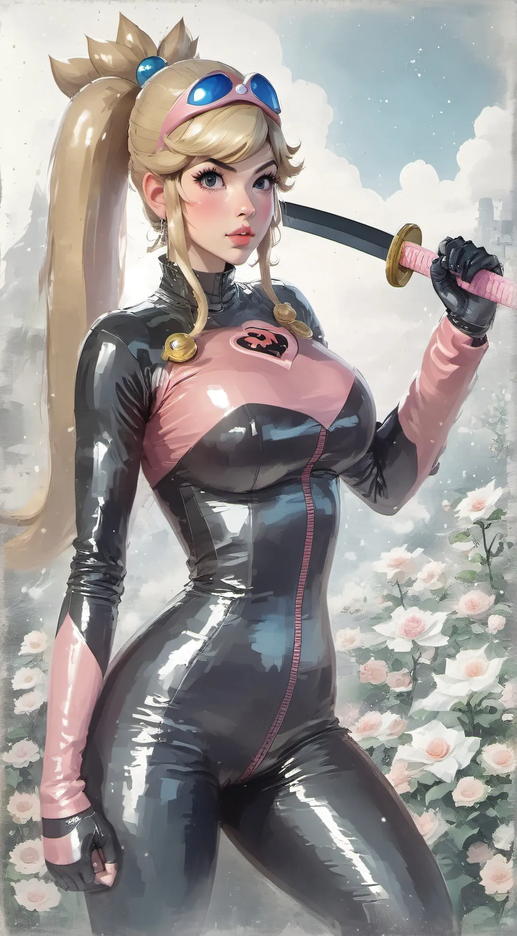 ai character: Princess Peaches background